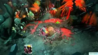Dota 2 Courier Preview: Unusual Baby Roshan  (Trail of the Lotus Bloom)