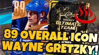 NHL 21 HUT ICON PACK OPENING *89 OVERALL WAYNE GRETZKY* + TEAM UPDATE #8🔥