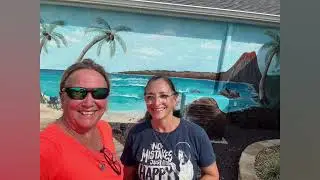 Exterior Mural The Villages! #murals #thevillages #oceanmural #hawaii #hawaiimural #tlcdesignstudio