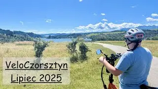 Velo Czorsztyn – 45 km wokół jeziora, zamek w Niedzicy i Tatry w tle | Letnia wycieczka z tatą