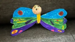 The very hungry caterpillar with foam balls