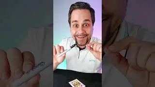 Pen through card 😲 Magic Trick REVEALED 👍