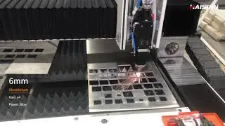 laser cutting machine cut aluminum