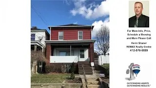 1609 Grandview Ave, N Braddock, PA Presented by Kevin Shaner.