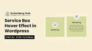 How to Create Service Boxes with Hover Effect in WordPress | WordPress design Tips and Tricks