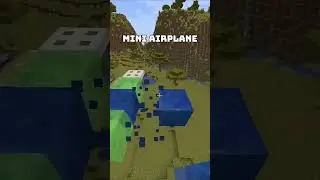 MINI AIRPLANE IN MINECRAFT #minecraft #building #airplane