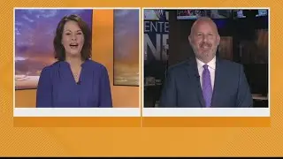 Lee Goldberg mispronounces 'peonies' on The Morning Report, much to Sharon Rose's delight