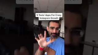 5 Tools/ Apps for crazy Instagram growth #shorts