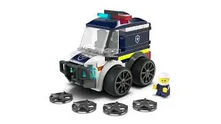 LEGO City Rides Police Truck Construction Set 60481