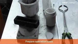 Yihui Casting platinum induction melting furnace.