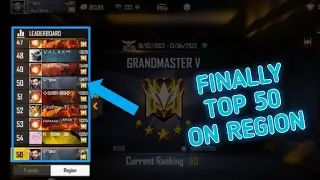 Gold to GRANDMASTER - In Region Top 50 Rank || Push New Season 26 🔥