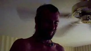 Jamie playing the Ceiling Fan