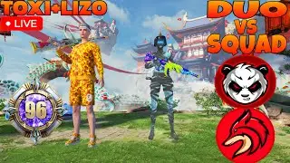 🔴LIVE W/ LIZO+TOXI🔥DUO VS SQUAD RANKED🔥PUBG MOBILE