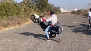 How to  wheelie on bike ✅