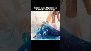 Superman And Spiderman Save The Children vs Red Guardian Save Children🗿