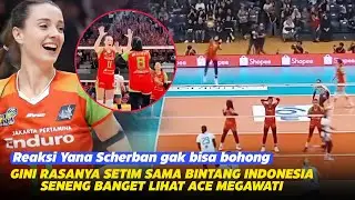 Ternyata Gini Rasanya Setim Dengan Mega🤔Selebrasi Shcherban Lihat Ace Mega🥰‼️Pemain Lokal Rasa Asing