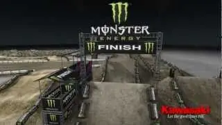 Supercross LIVE! 2013 - Monster Energy Supercross Animated Track Map - Anaheim 1/5/13