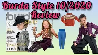 Sewing patterns From Burda Style Magazine October 2020. . Review