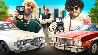 Les voitures de POLICE (de merde ???) de Starky et Hutch,? Il possède une collection unique !