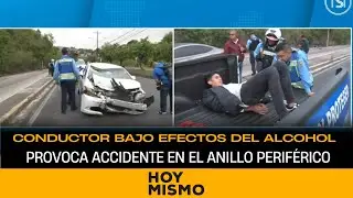 Conductor bajo efectos del alcohol provoca accidente mortal en el anillo periférico