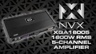 NVX 1600W XQ-Series SQ Hi-Res 5-Channel Amplifier - XQA16005