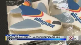 Airport Announces New Nonstop Flight to Florida | Aug. 12, 2025 | News 19 at 5 p.m.