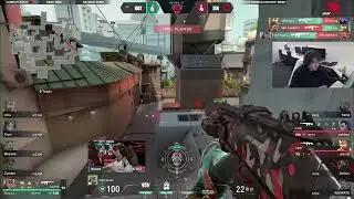 Sen TENZ Reacts to 100T ASUNA'S INSANE 1v3 CLUTCH against SENTINELS
