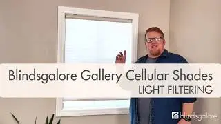 Blindsgalore Gallery Cellular Shades with Light Filtering