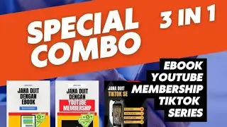 Jana Duit dengan Ebook | Youtube Channel Membership | TikTok Series