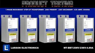 1-Phase Buck/Boost Step-Up Transformer - 208V Primary - 236V Secondary -4.69 Amps -50/60Hz