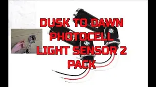 Dusk to Dawn Sensor 2 Pack - Wired up  - Works Great