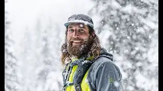Anton Krupicka skiing in the Alps