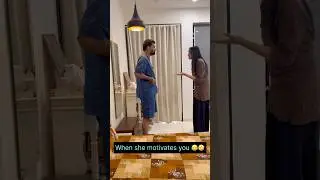Your motivation😂 #viral #funny #comedy #shortvideos #trending #fun #couplecomedy #husbandwife #fypシ