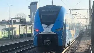 Ausfahrt Arverio Siemens Mireo RE89 & RE80 nach M&uuml;nchen Hbf in Meitingen(N&auml;he Augsburg)
