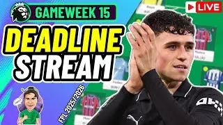 FPL GW15 | MY FINAL TEAM (LIVE) ✅ | FPL 2025/26