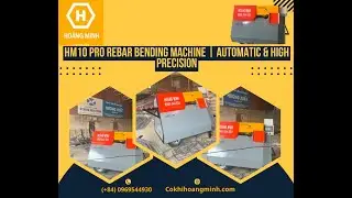 HM10 Pro Rebar Bending Machine &ndash; Fast, Accurate & Heavy-Duty