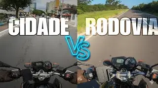 OS PERIGOS DO MOTOCICLISMO | Rodando na Cidade X Rodando na Rodovia