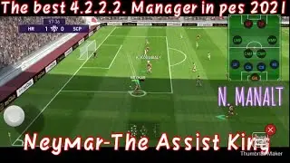 N.Manalt||Best 4.2.2.2. Manager||Pes Mobile online Gameplay #4||vs Gasperini||vs 1288 rated opponent