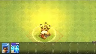 Max level lightning spell vs all level air defence 😳