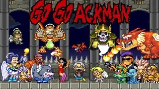 Go Go Ackman (SNES) All Bosses (No Damage, Bombs, Weapons)