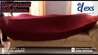 How To Wear Jersey Sofa Covers./Ctexs Sofa Covers/ how to install on sofas.