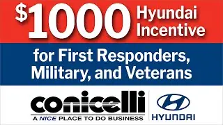 $1000 Offer for First Responders, Military, and Veterans at Conicelli Hyundai in Conshohocken!