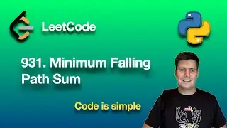 LeetCode 931  Minimum Falling Path Sum | python