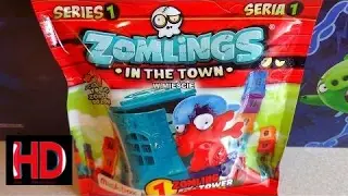 Toy's Kid | Zomlings In The Town Surprise Blind Bags 100 Figures + Tower to Collect Juguetes Sorpre