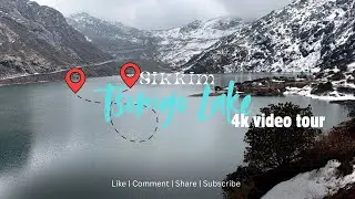 [4K] Tsomgo Lake Walking Tour | East Sikkim | Yak Safari | Tsomgo Ropeway | Changu Lake | Sikkim |