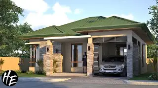 3-Bedroom Small House Design l Complete Plans with Interiors l Desain Rumah Modern