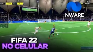 Jogando o MODO CARREIRA DO FIFA 22 no CELULAR pelo NWARE