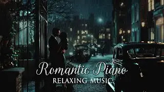 Rainy Romantic Retro Background Music | Kissing Couple in the Rain | Focus, Sleep, Meditation
