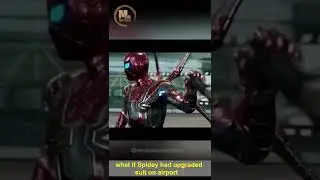 what if Spidey had upgraded suit on airport 😱 #moviesonscreen  #moviescreen  #shorts  #marvels