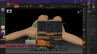 ZB_20.12 | Extrude skirt with Zmodeler brush planar angle